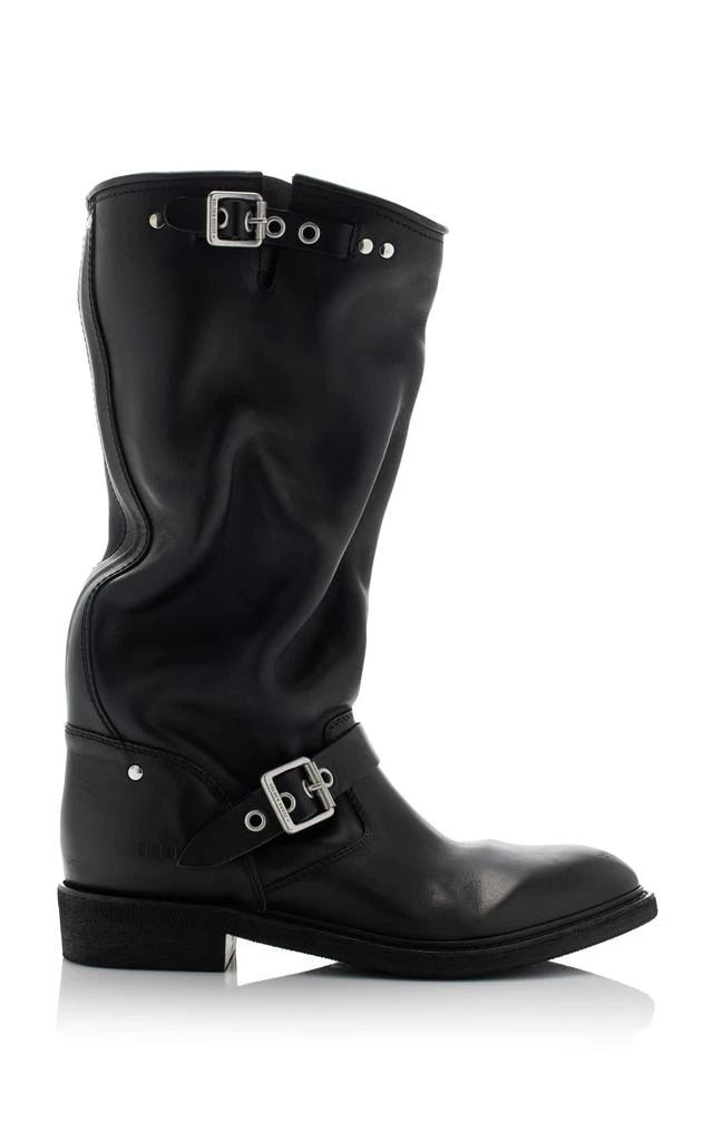 Golden Goose Golden Goose - Biker Leather Knee Boots - Black - IT 40 - Moda Operandi 1