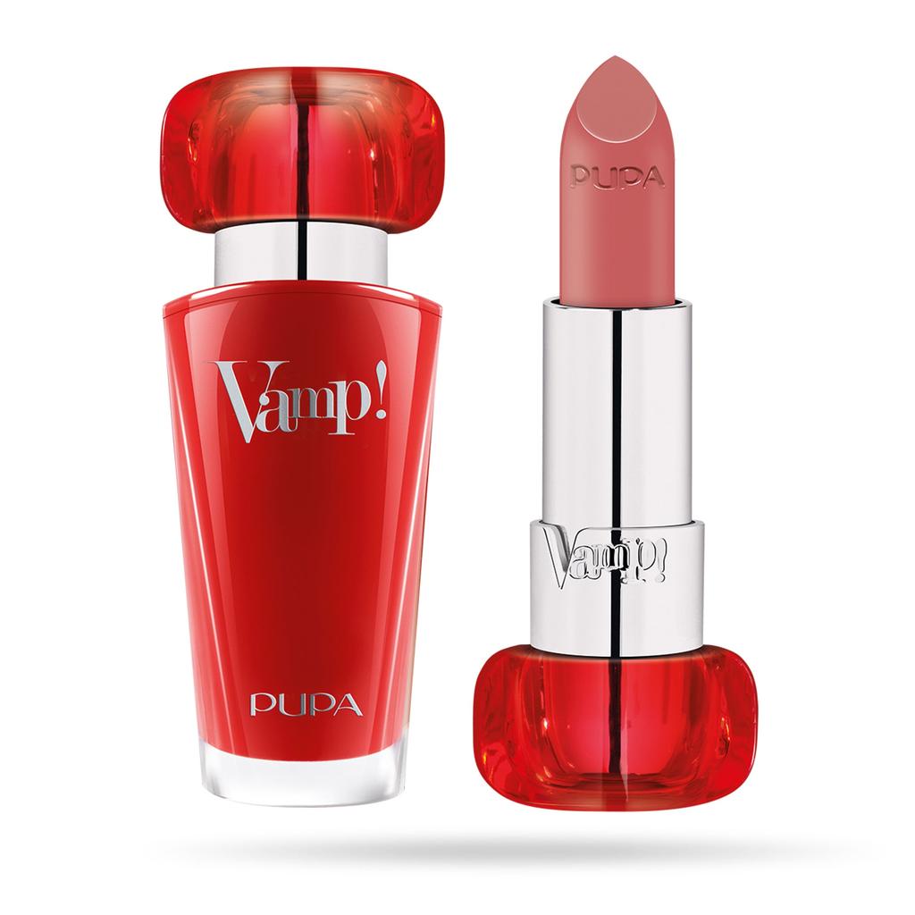 PUPA Milano Vamp! Extreme Colour Lipstick with Plumping Treatment - 206 Toasted Rose by  for Women - 0