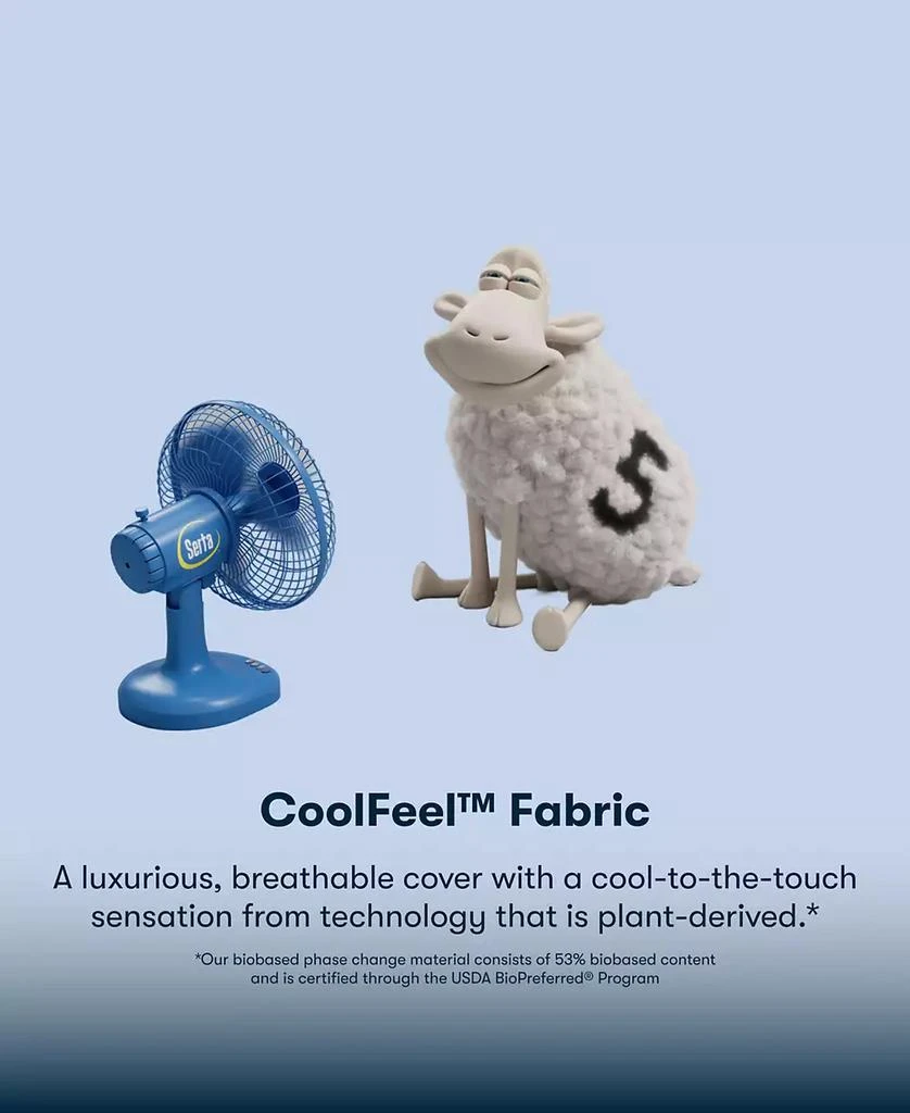 Serta Perfect Sleeper Iceland Poppy 13" Plush Tight Top Mattress Set 7