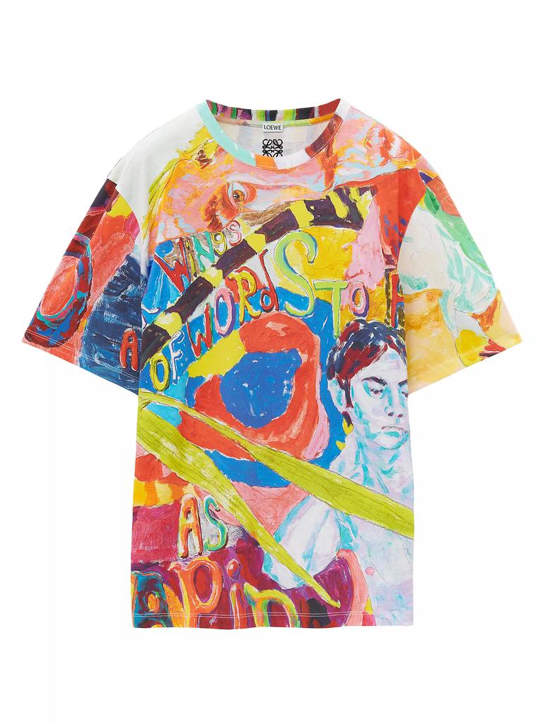 Loewe Graphic Cotton-Blend T-Shirt - T-Shirts - Compare