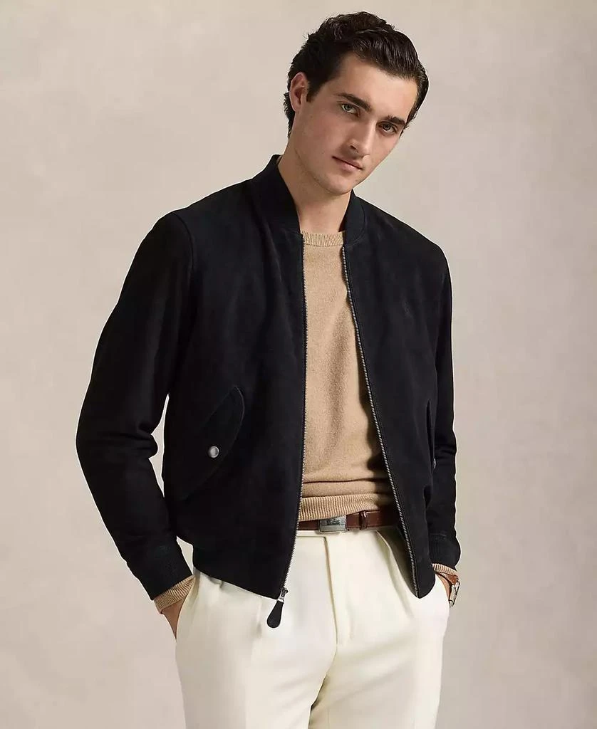 Ralph Lauren Men
s Suede Bomber Jacket 1