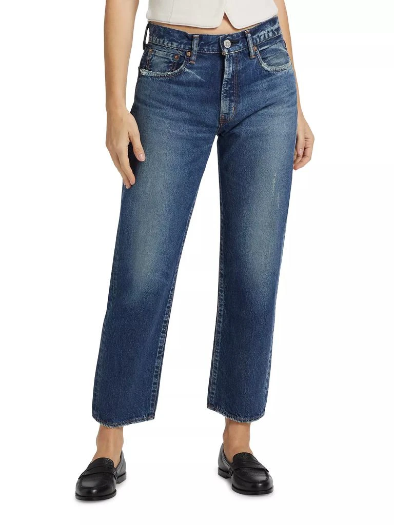 MOUSSY VINTAGE Pine Boys Straight Mid-Rise Jeans 3