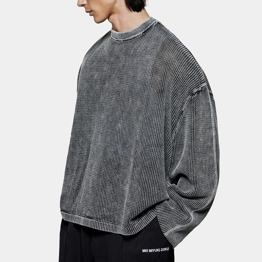 MKI Miyuki Zoku Woven Cotton Long-Sleeve Top