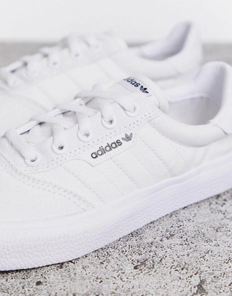 Adidas adidas Originals 3MC trainers in triple white 4