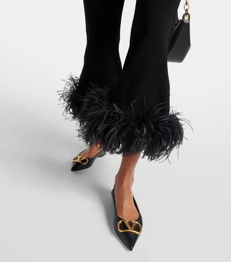 Valentino VLogo leather ballet flats 4