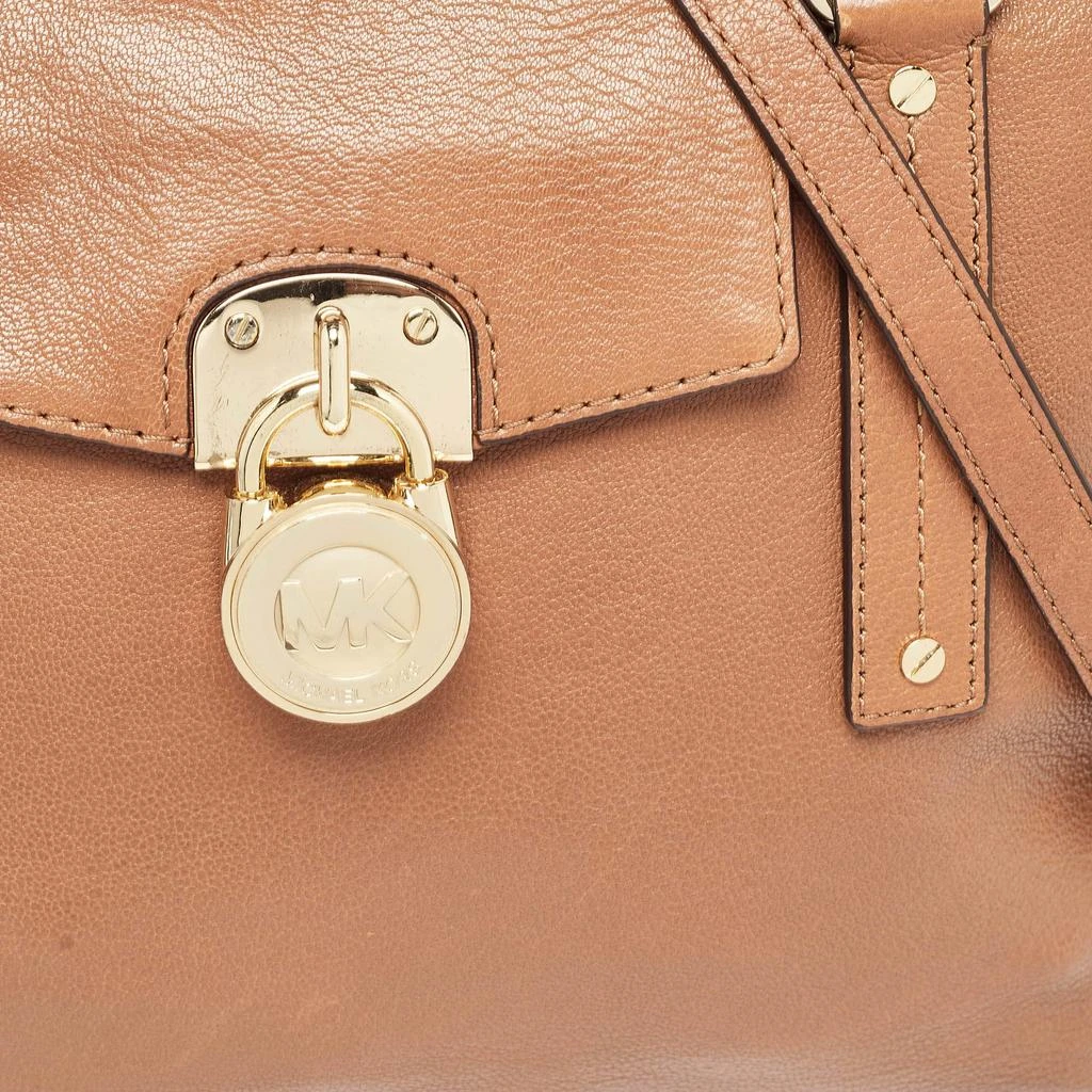 Michael Kors MICHAEL Michael Kors Brown Leather Hamilton Satchel 5