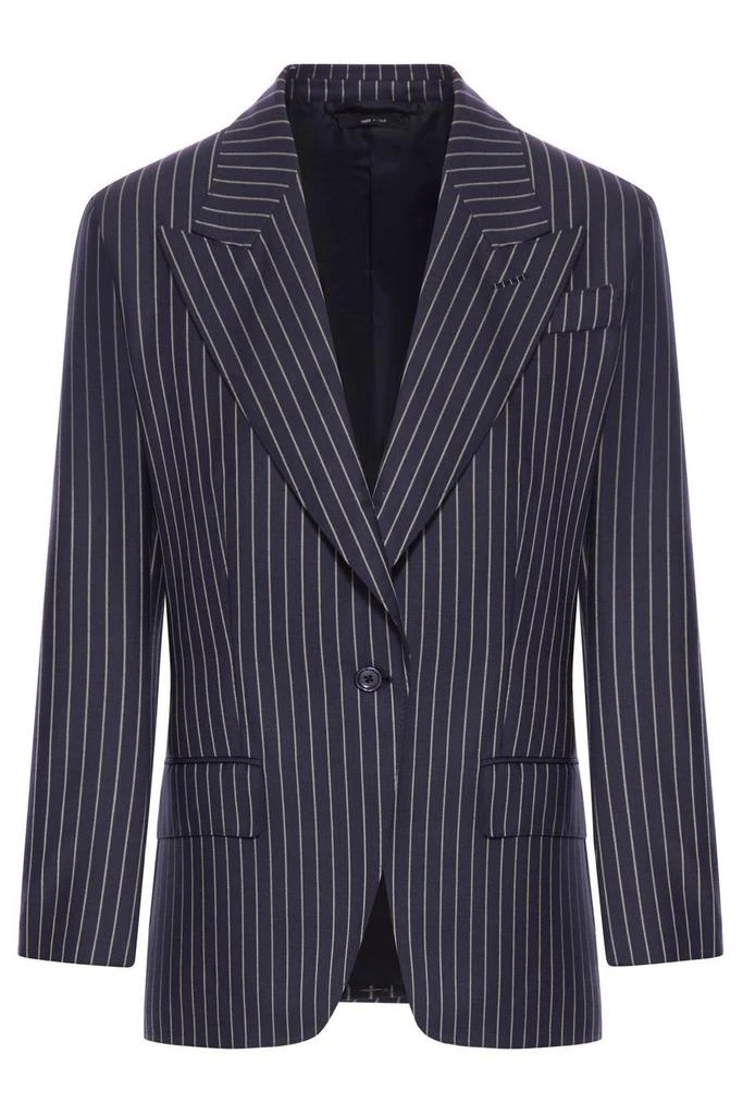 Tom Ford Tom Ford Striped Single Breasted Blazer 1