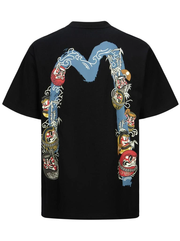 Evisu Kumadori Daruma Daicock Print T-shirt 2