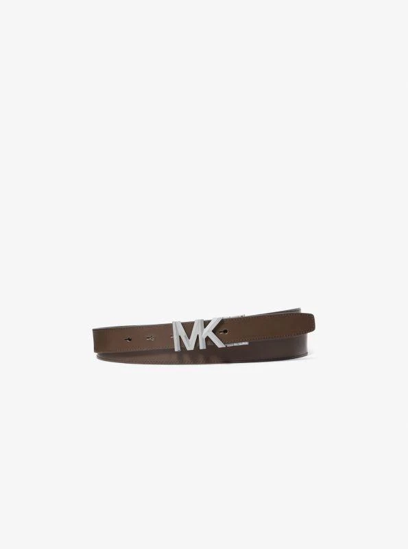 Michael Kors Reversible Signature Logo and Leather Belt 2