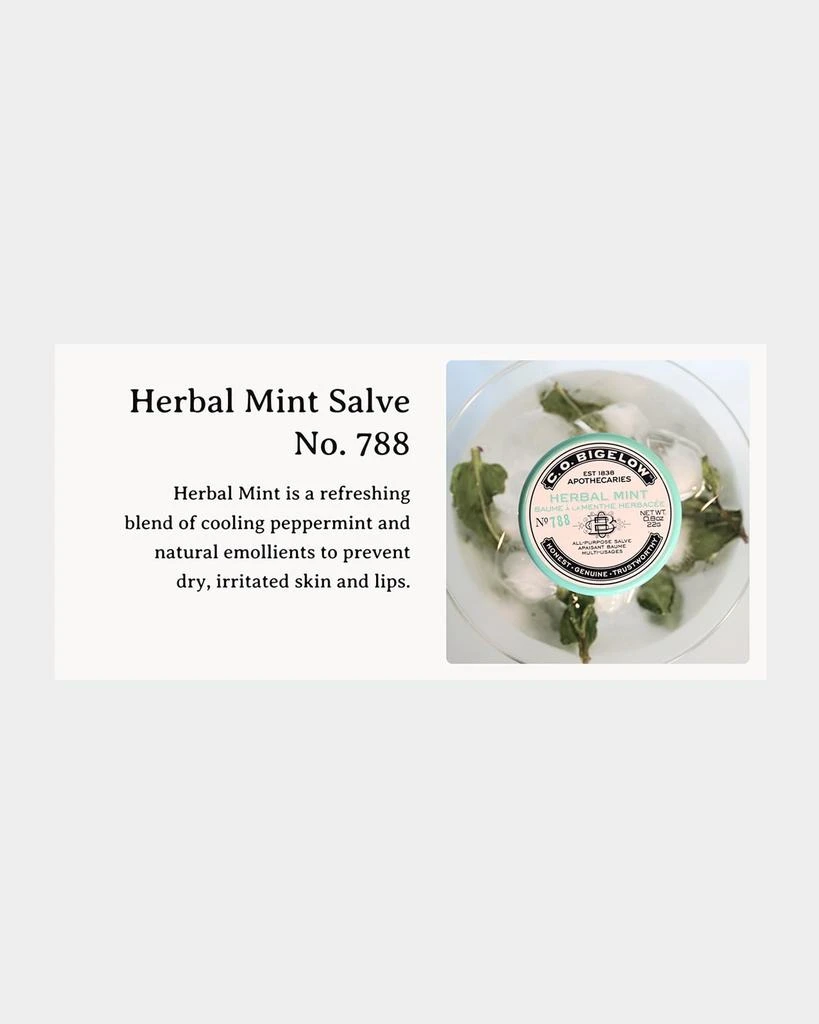 C.O. Bigelow Lip Salve Tin Trio Set 5