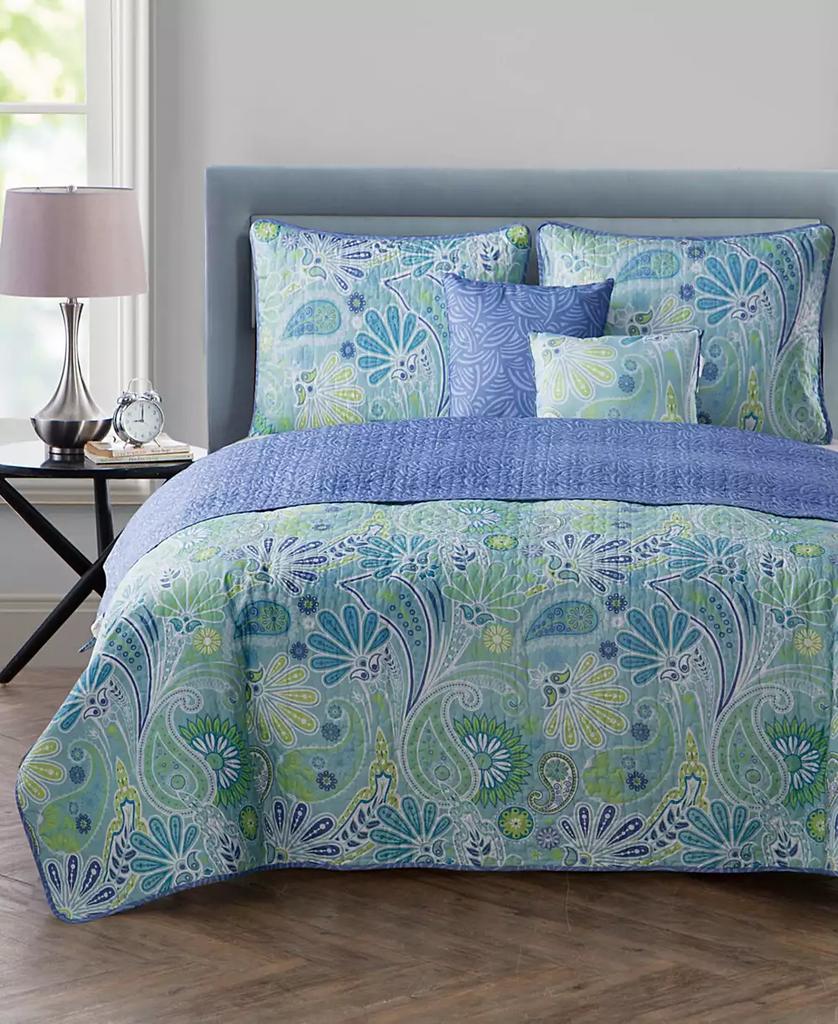 VCNY Home Harmony Reversible 5-Pc. King Quilt Set