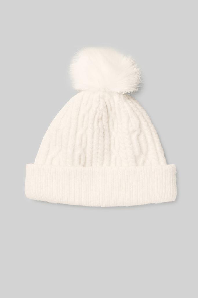 Alo Yoga Cable Knit Beanie - Ivory