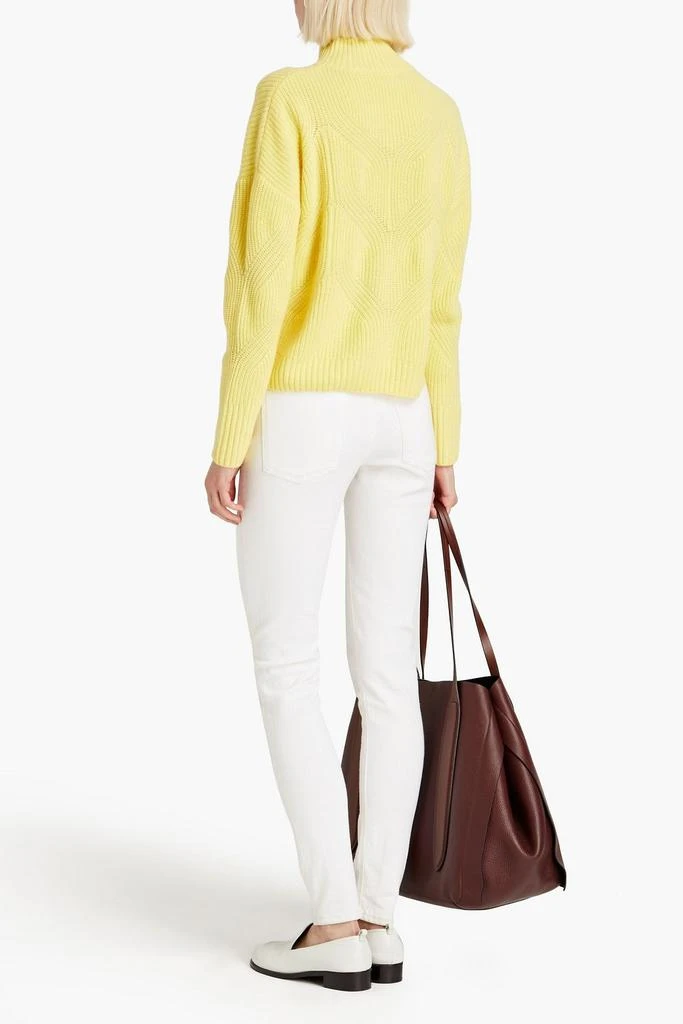 N.PEAL Ribbed cashmere turtleneck sweater 3