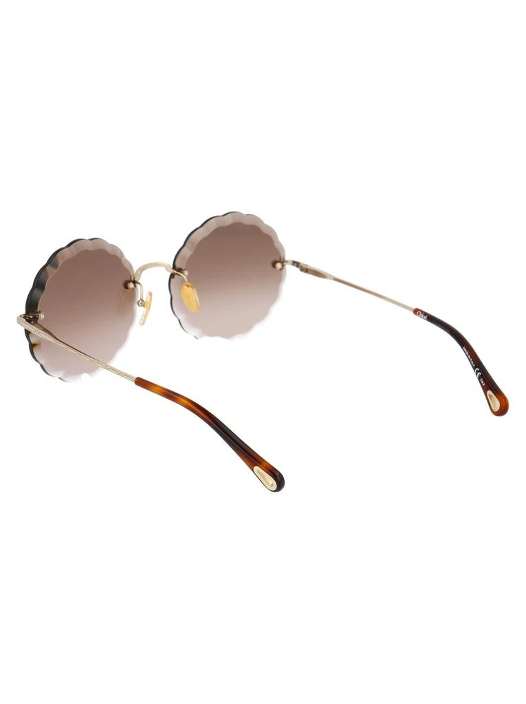 Chloé Chloé Eyewear Round Scalloped Frame Sunglasses 4
