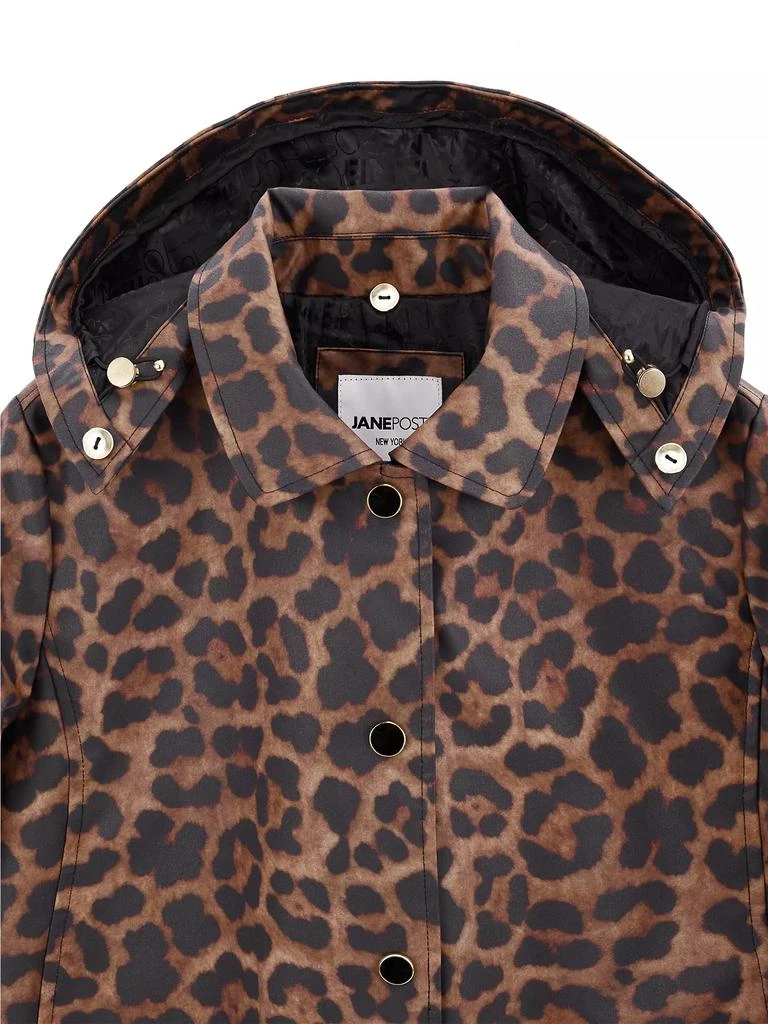 Jane Post Iconic Princess Leopard Slicker Coat 3