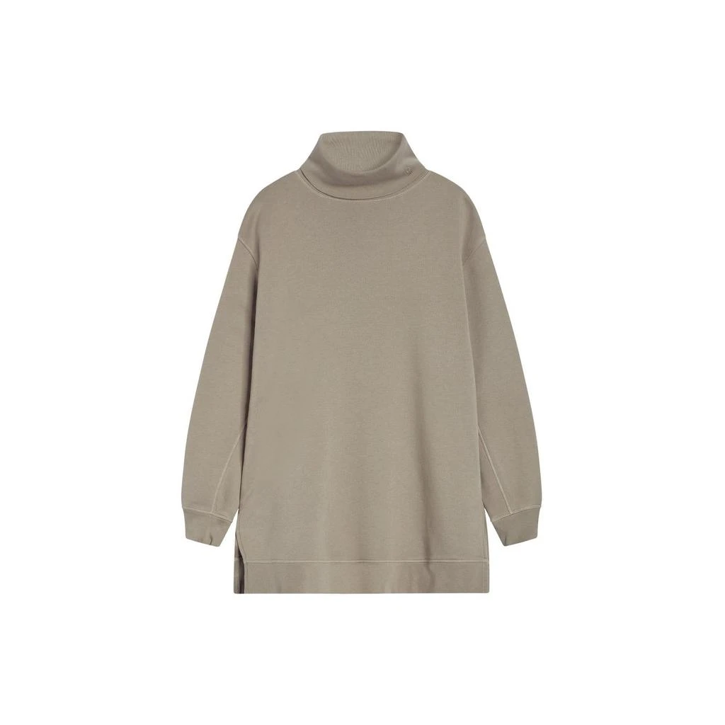 Closed Closed - T-Shirt Turtleneck Sweat - Muddy Beige - Femme 2