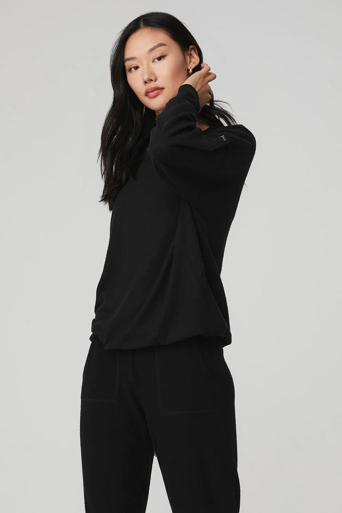 Alo Yoga Soho Pullover - Black 4