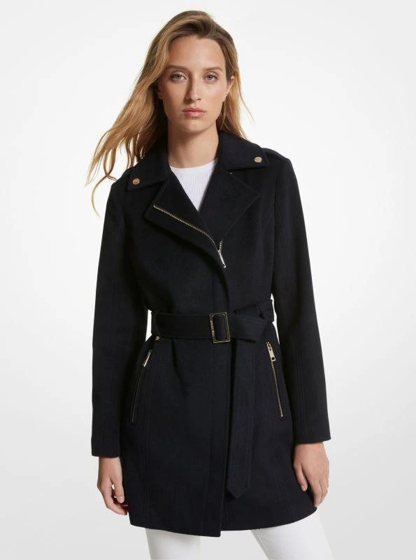 Michael Kors Wool Blend Belted Coat 1
