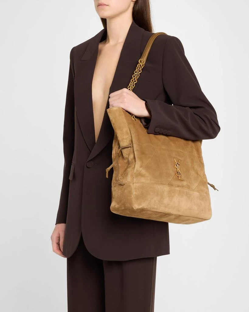 Yves Saint Laurent Jamie 4.3 Medium Drawstring Suede Shoulder Bag 3