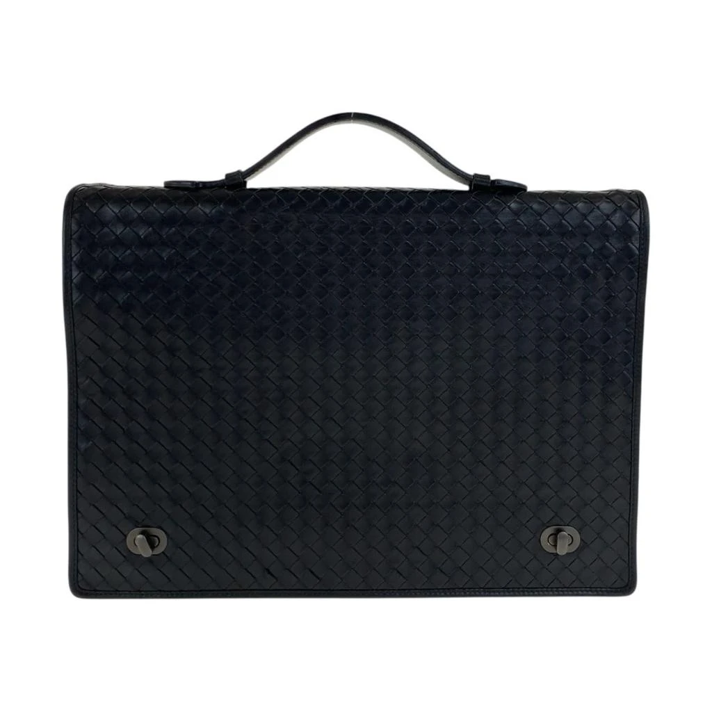 Bottega Veneta Intrecciato Leather Briefcase (Pre-Owned)