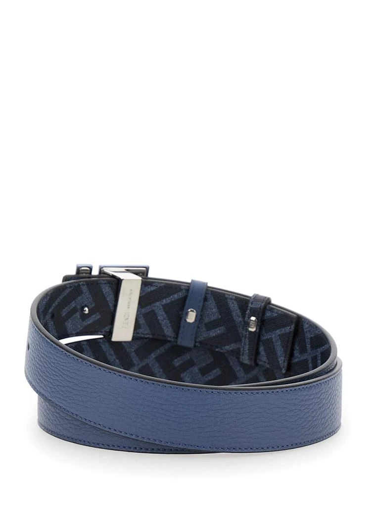 Fendi Reversible Denim Blue Belt 2