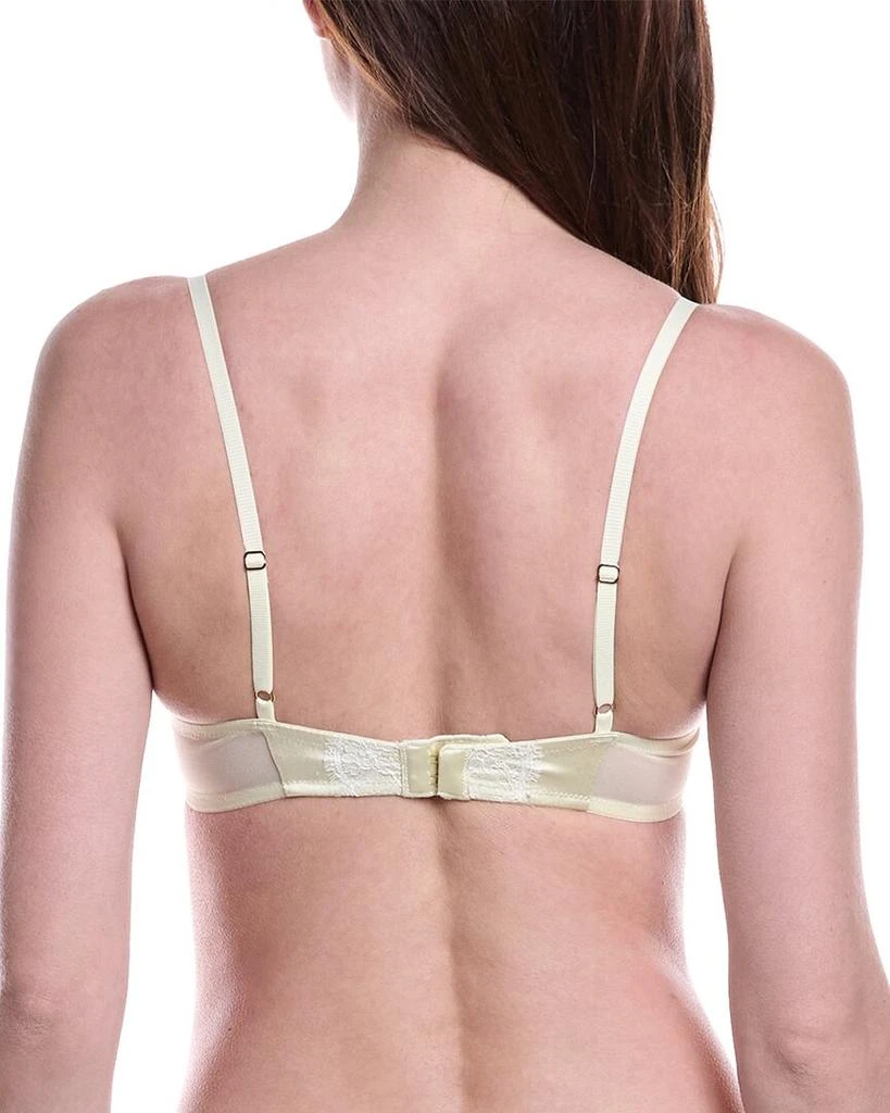 Kiki De Montparnasse Kiki de Montparnasse Lace Inset Silk-Blend Balconette Bra 2