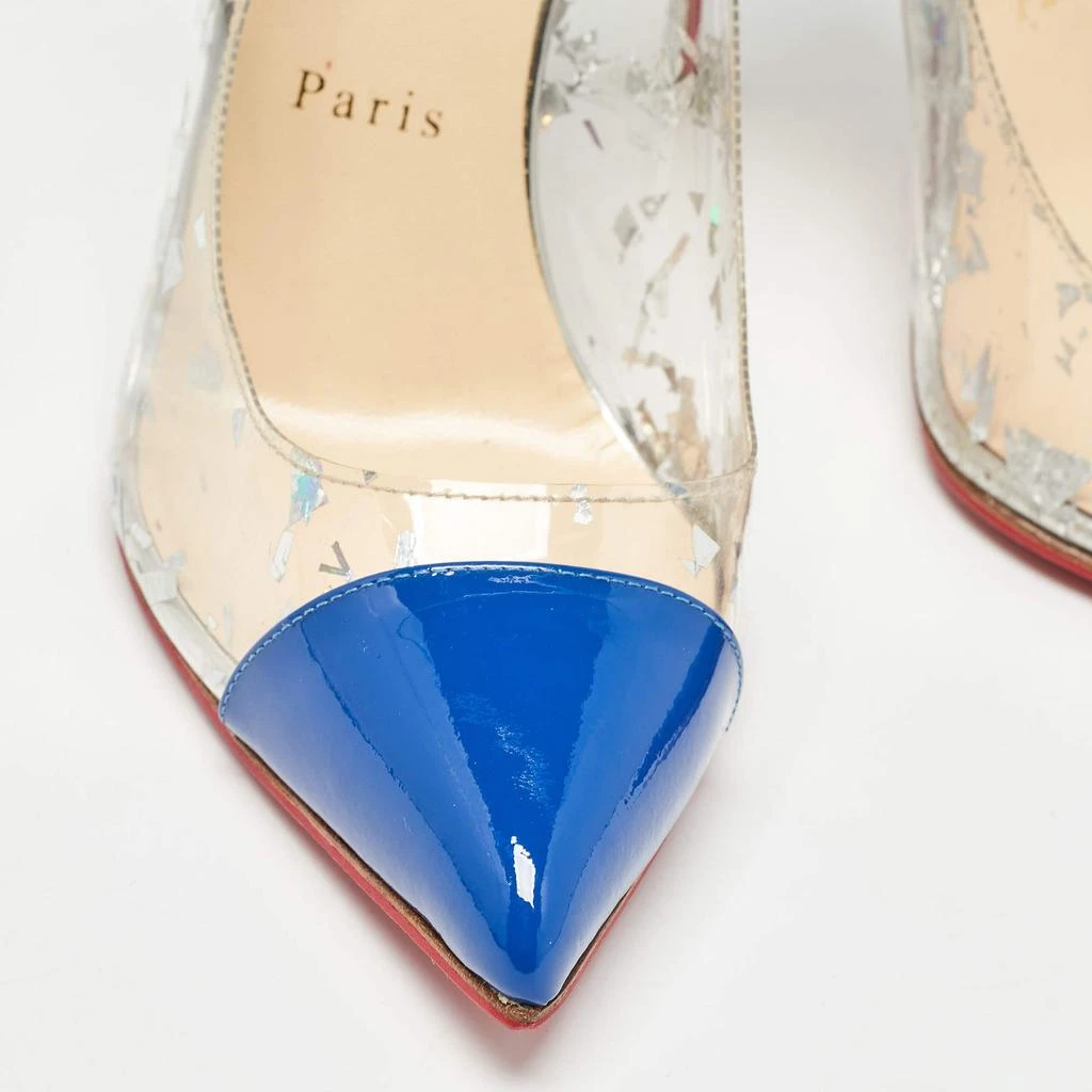Christian Louboutin Christian Louboutin Multicolor Embossed Snakeskin, Patent and PVC Debout Pumps Size 40 8