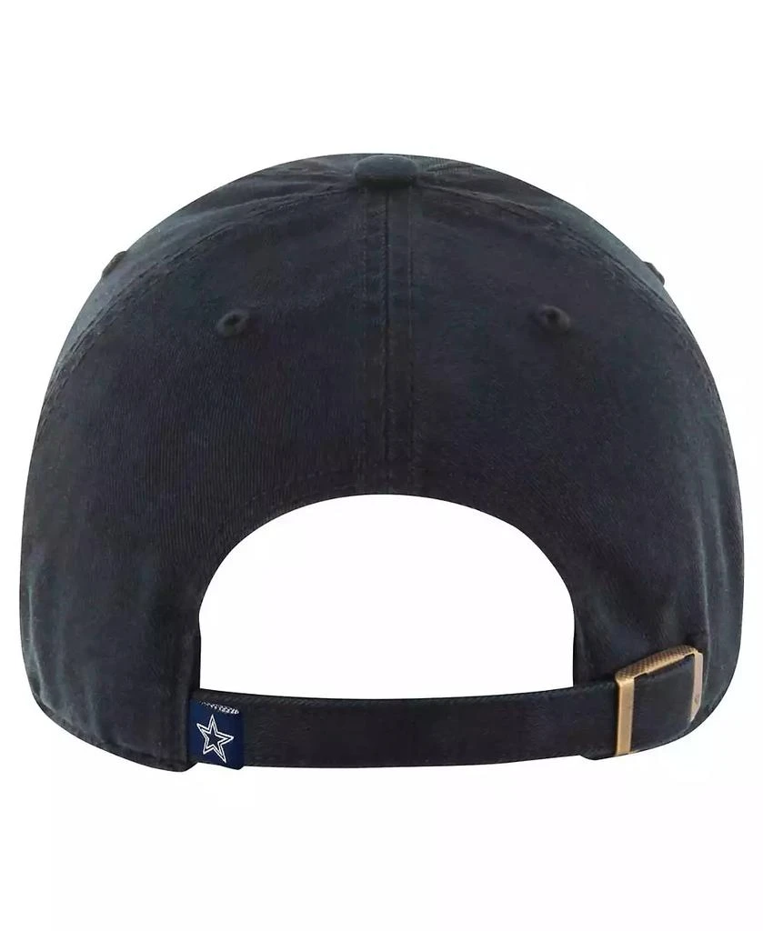 47 Brand Men's Black Dallas Cowboys Secondary Clean Up Adjustable Hat 2