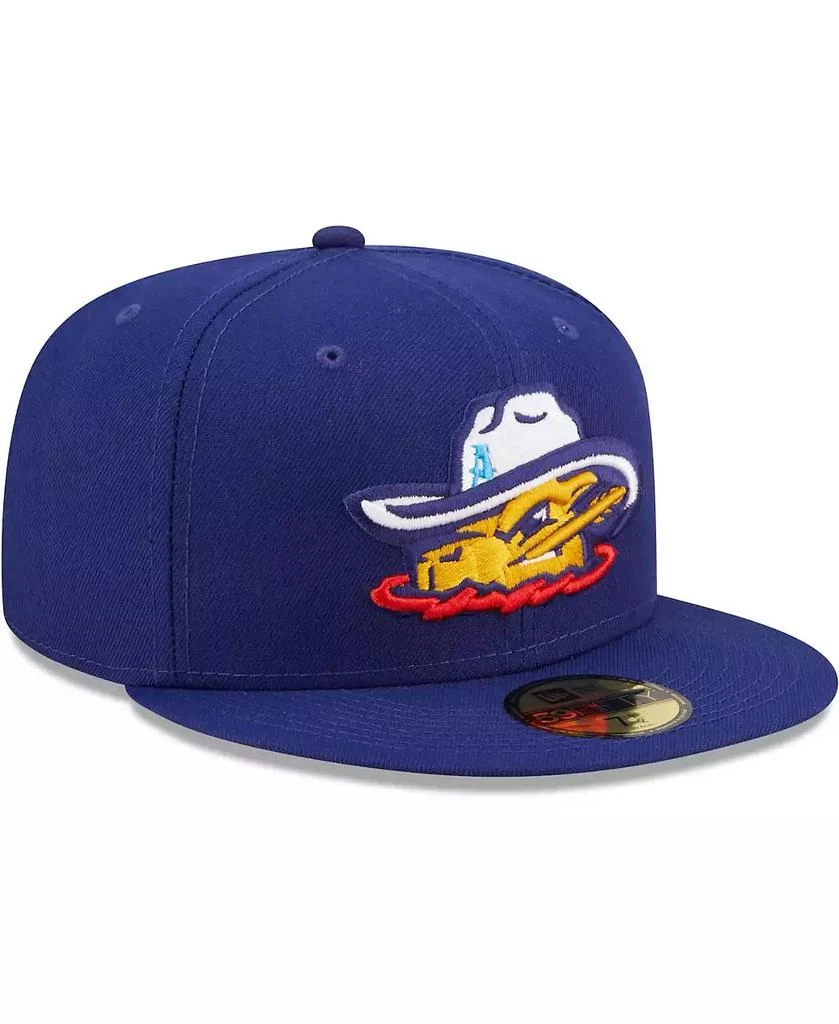 New Era Men's Royal Amarillo Sod Poodles Authentic Collection 59FIFTY Fitted Hat 3
