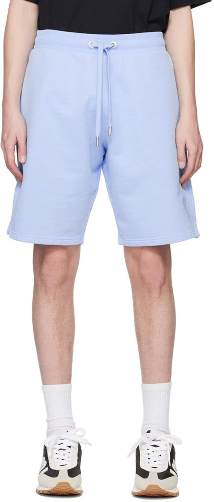 AMI Paris Blue Ami de Cœur Shorts 1