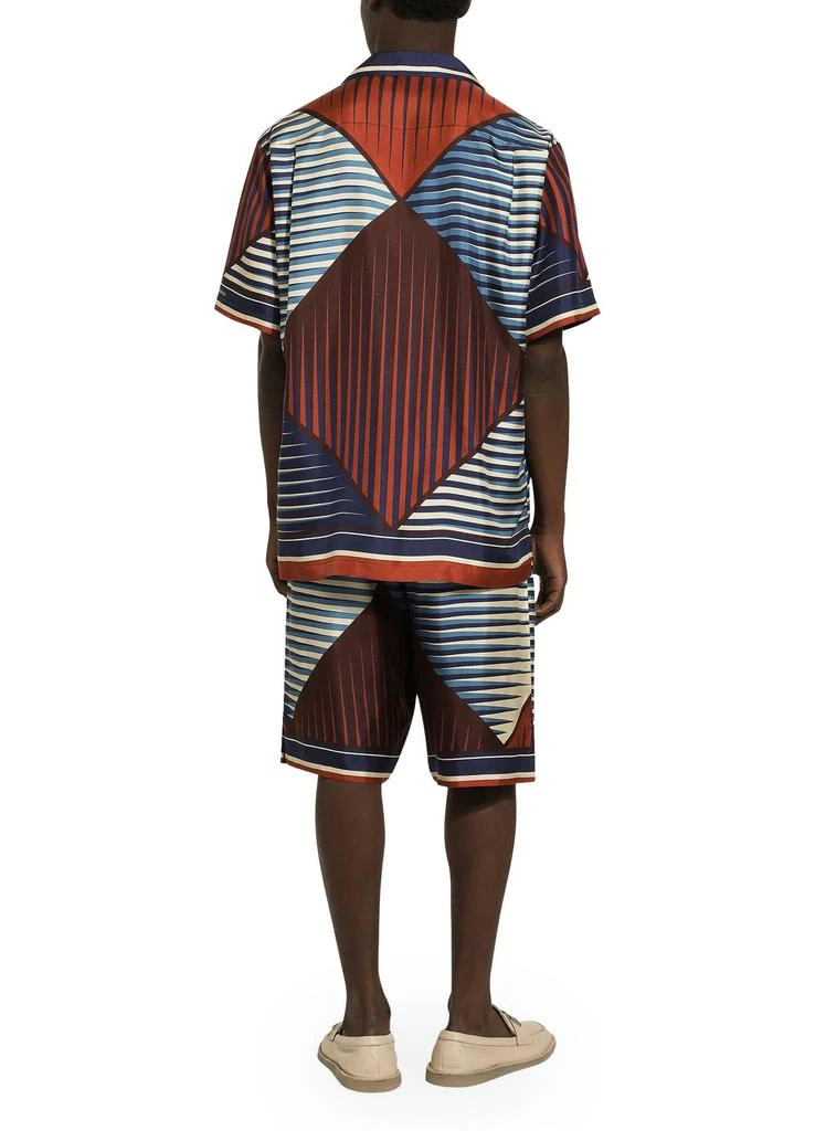Dolce & Gabbana Printed silk Hawaiian shirt 5