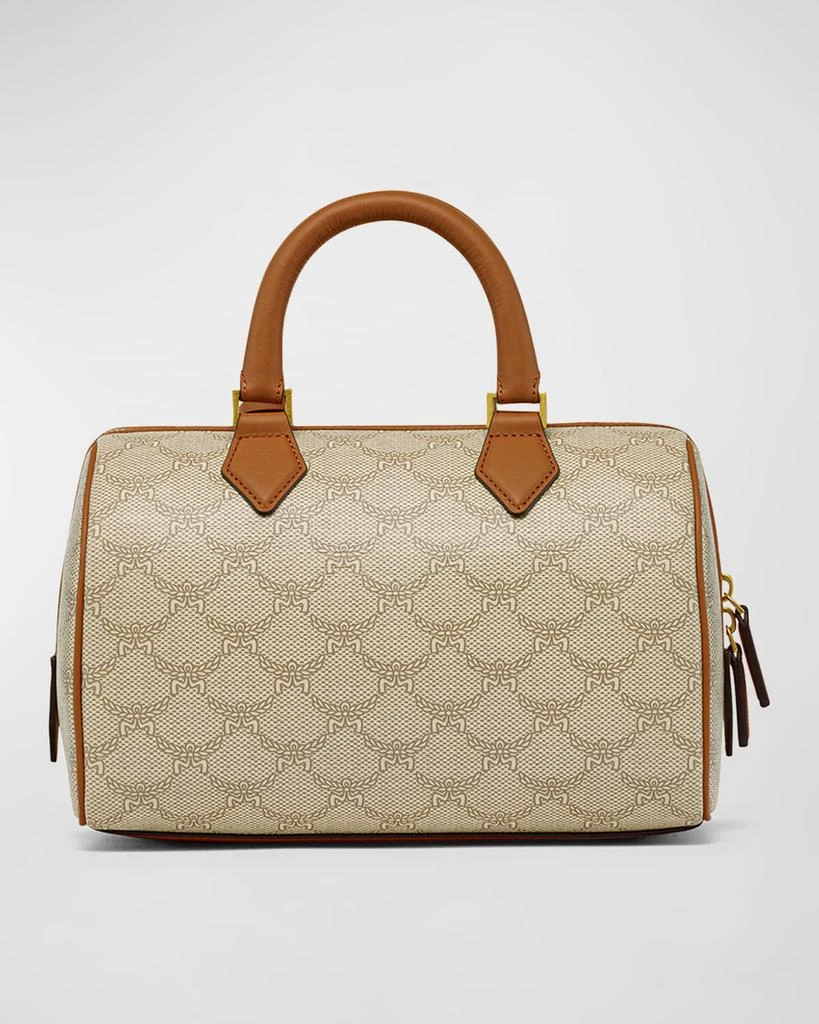 MCM Ella Monogram Boston Top-Handle Bag 5