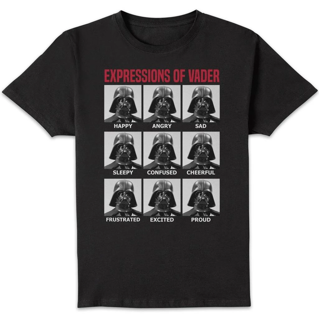 Star Wars Star Wars Expressions Of Vader Unisex T-Shirt - Black 1