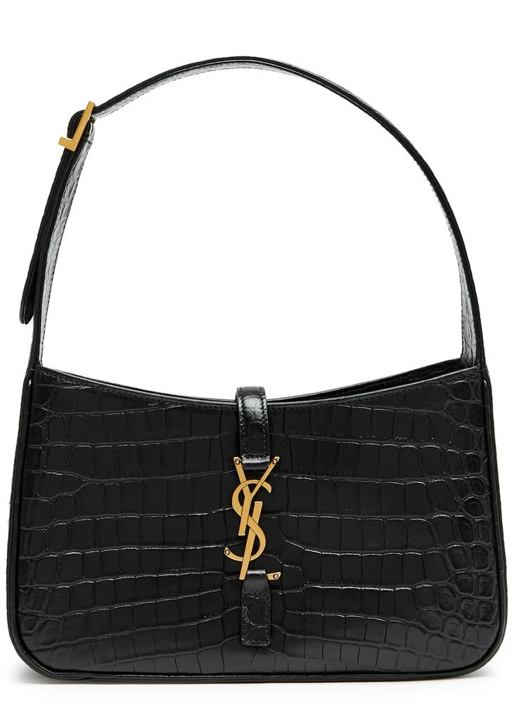 Yves Saint Laurent Le 5 à 7 crocodile-effect leather shoulder bag 1