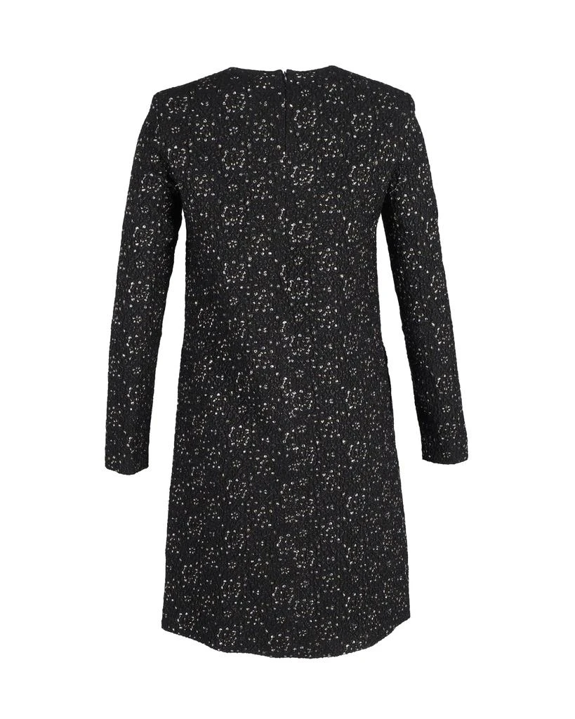 Escada Dehrea Metallic Jacquard Dress in Black Polyester - Dresses & Skirts  - BeyondStyle