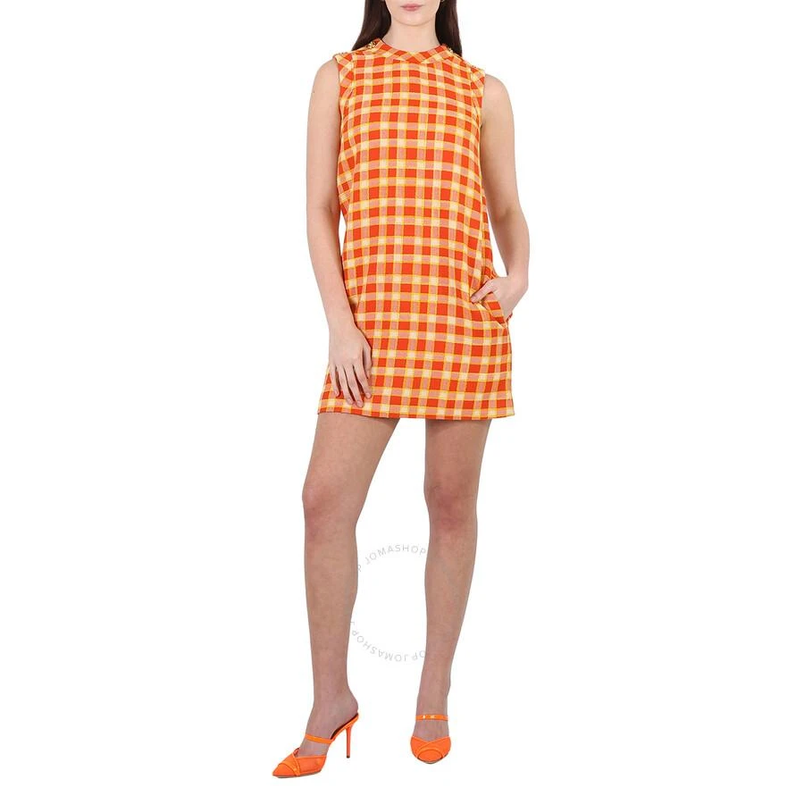 Gucci Checkered Tweed Shift Dress 1