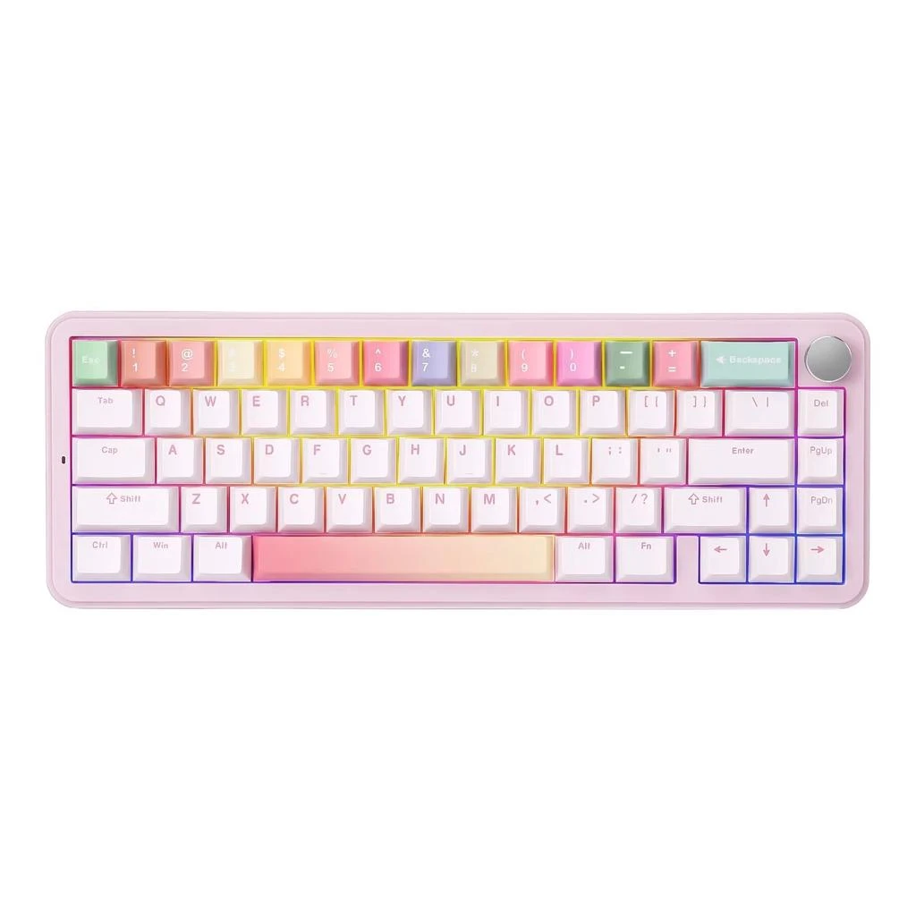 YUNZII B68 Wireless Mechanical Gaming Keyboard - Tri-Mode Hot Swappable Gasket Mounted Keyboard for Windows and Mac 3