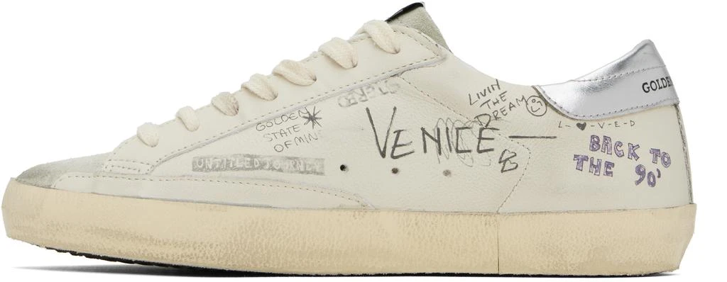 Golden Goose Off-White & Gray Super-Star LTD Sneakers 3