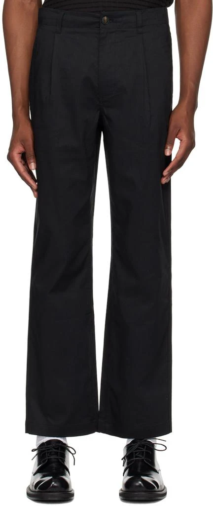 Saturdays NYC Black Dean Trousers 1