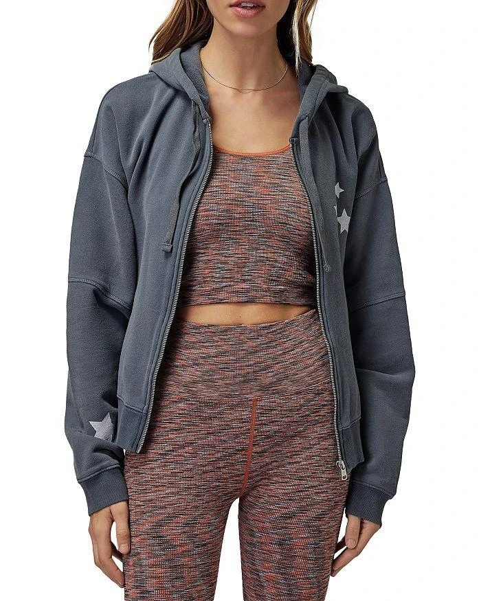 Spiritual Gangster Hana Stars Fleece Zip Hoodie 1