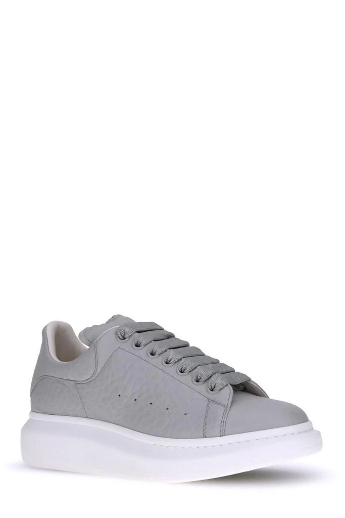 Alexander McQueen Oversized Lace-Up Sneakers Grey IT40