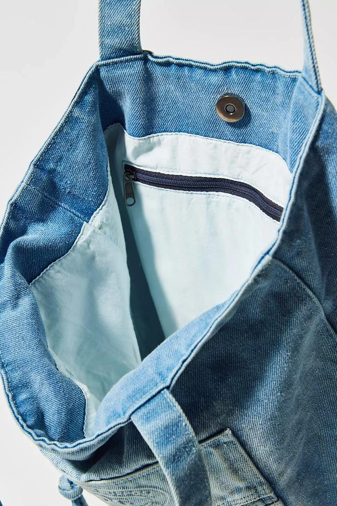 BDG BDG Logo Washed Denim Tote Bag 4