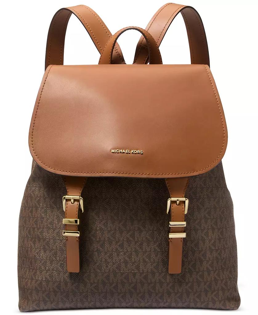 Michael Kors Quinn Small Logo Flap Backpack