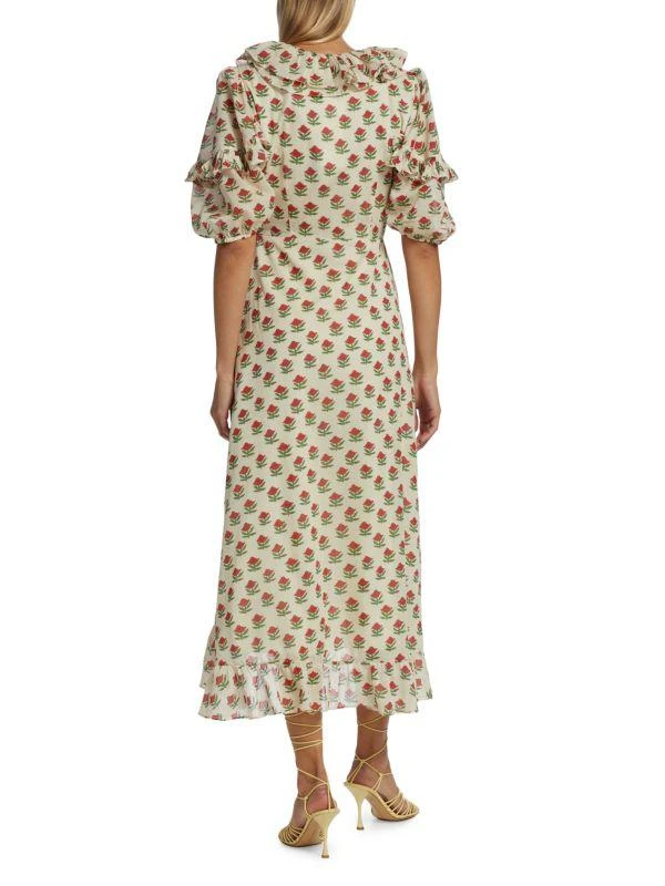 Rhode Lydia Ruffle Maxi Dress 2