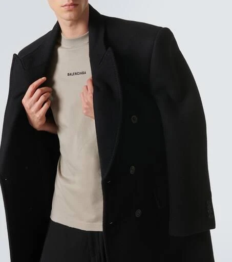 Balenciaga Logo cotton jersey T-shirt 5