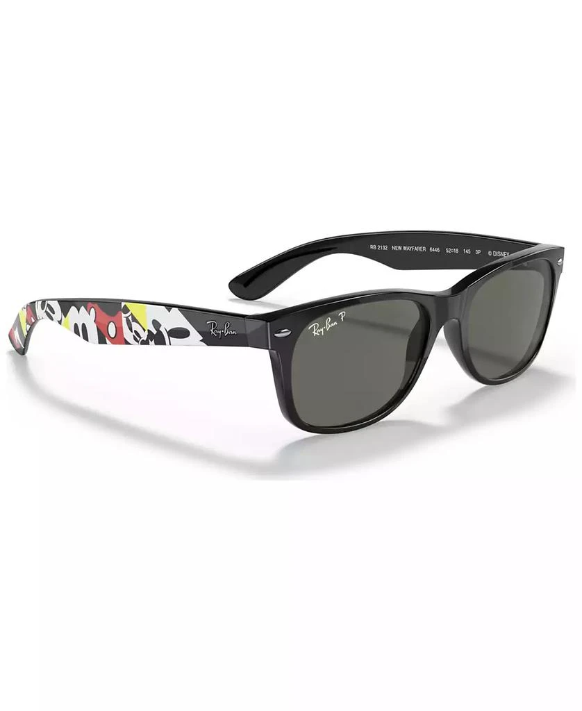 Ray-Ban Disney Unisex Polarized Sunglasses, RB2132 NEW WAYFARER 3