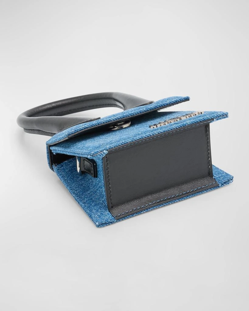 Jacquemus Le Chiquito Denim Top-Handle Bag 8