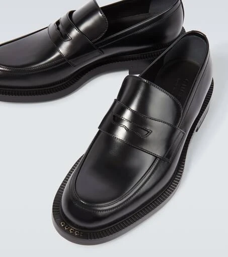 Gucci Leather penny loafers 3