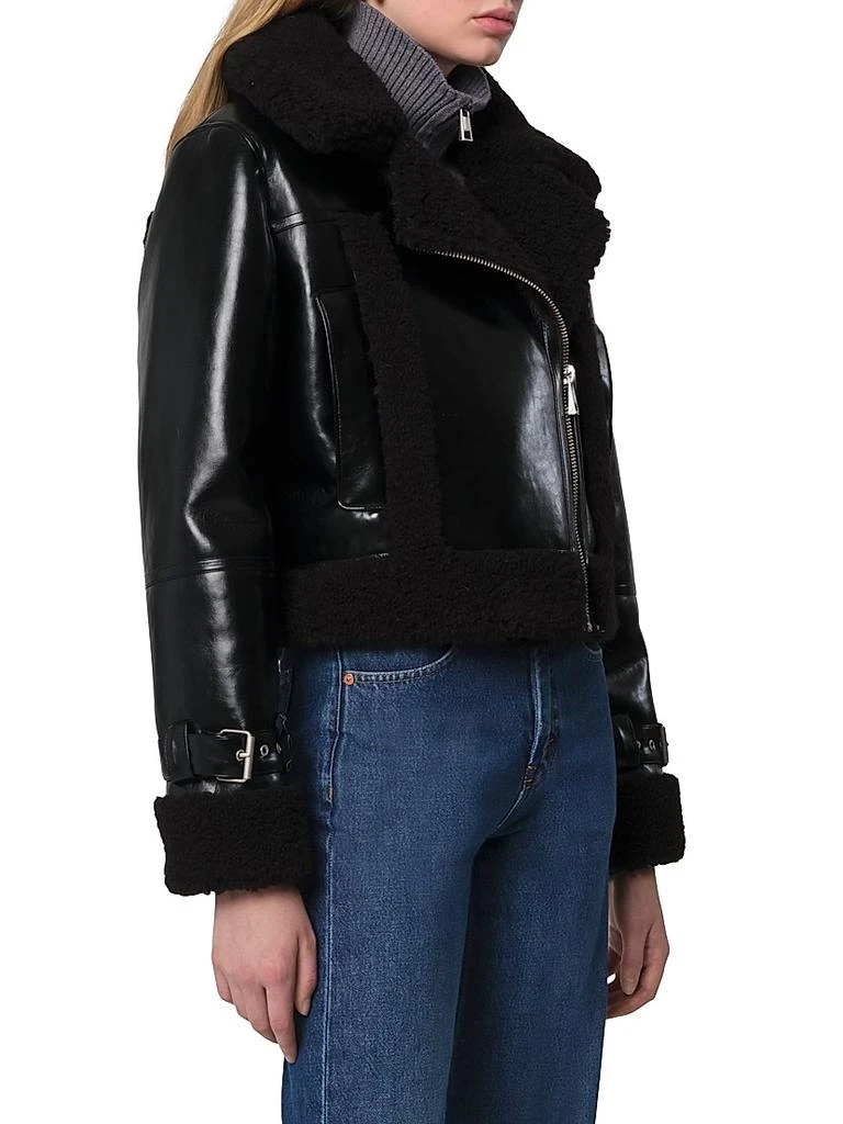 Apparis Jay Shiny Faux-Leather Jacket 3