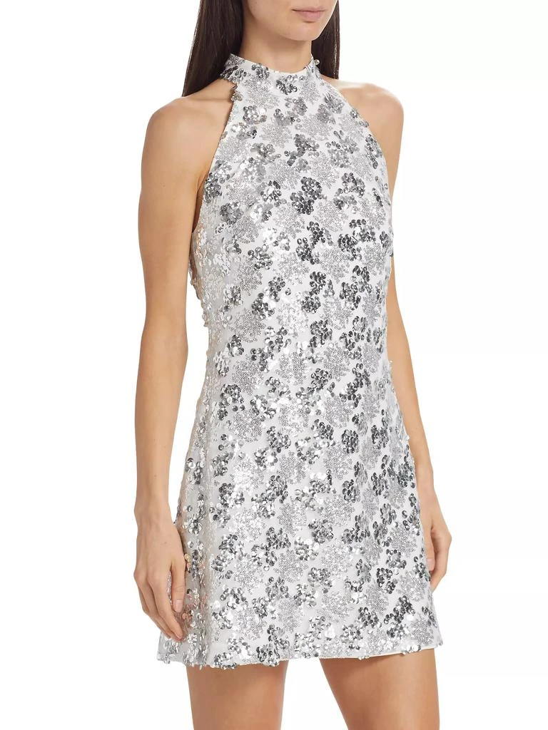 Amanda Uprichard Cleora Sequin-Embellished A-Line Minidress 4